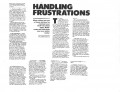 Handling Frustrations Article